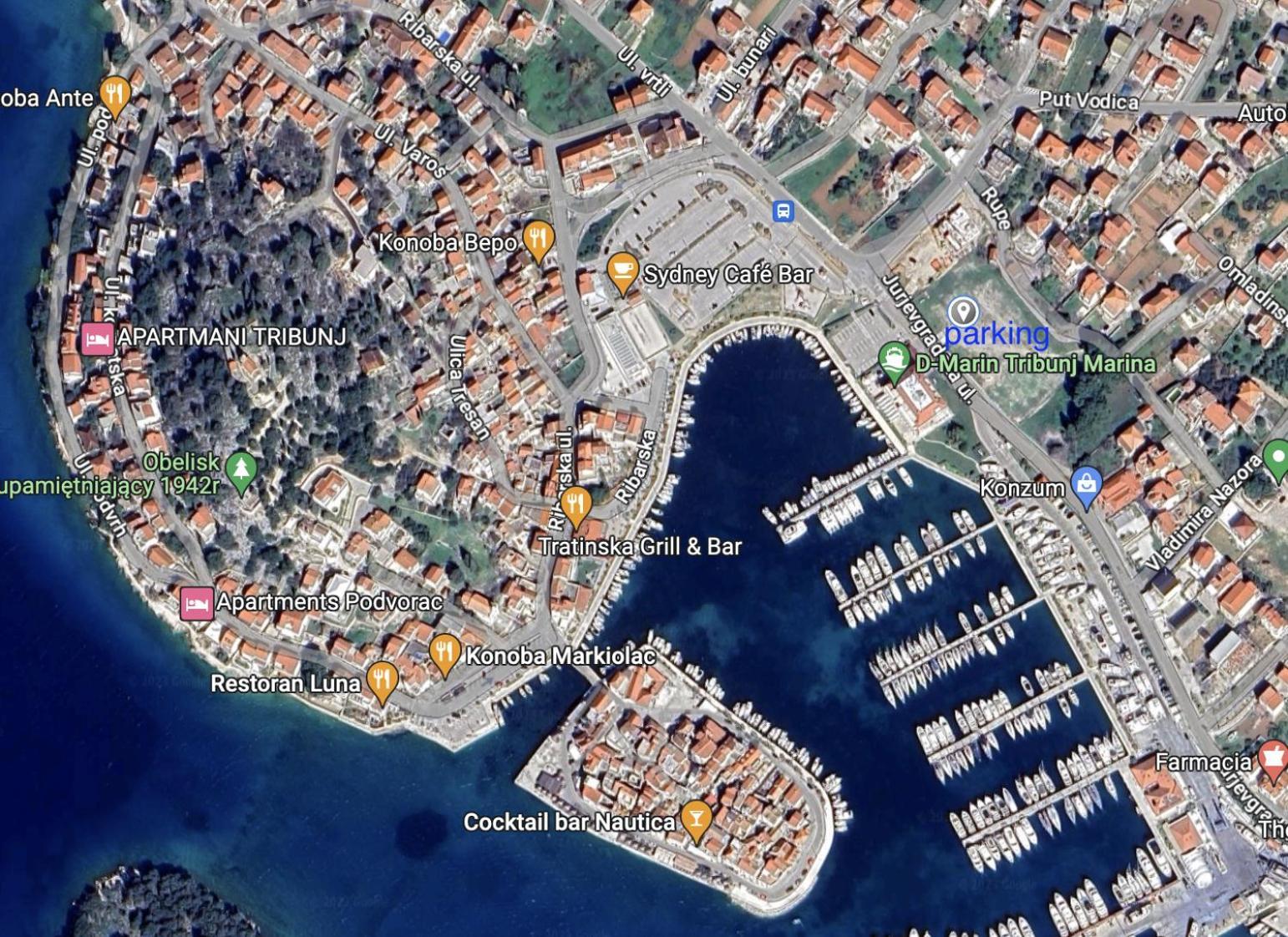 Seaview Apartment Tribalj Esterno foto